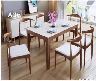 T08高级长方桌，胡桃色  1.35米带炉一桌四椅650元，现货11套。 - 黄南28生活网 huangnan.28life.com